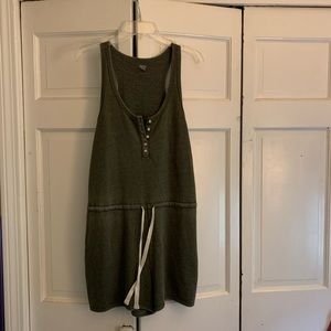 Aerie Racerback Romper- sweatshirt material